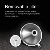 304 Stainless Steel Filling Funnel Separatory Oil Beer Coffee Water Liquid Funnel Kitchen ToolMedium Size 13cm - Extra Image