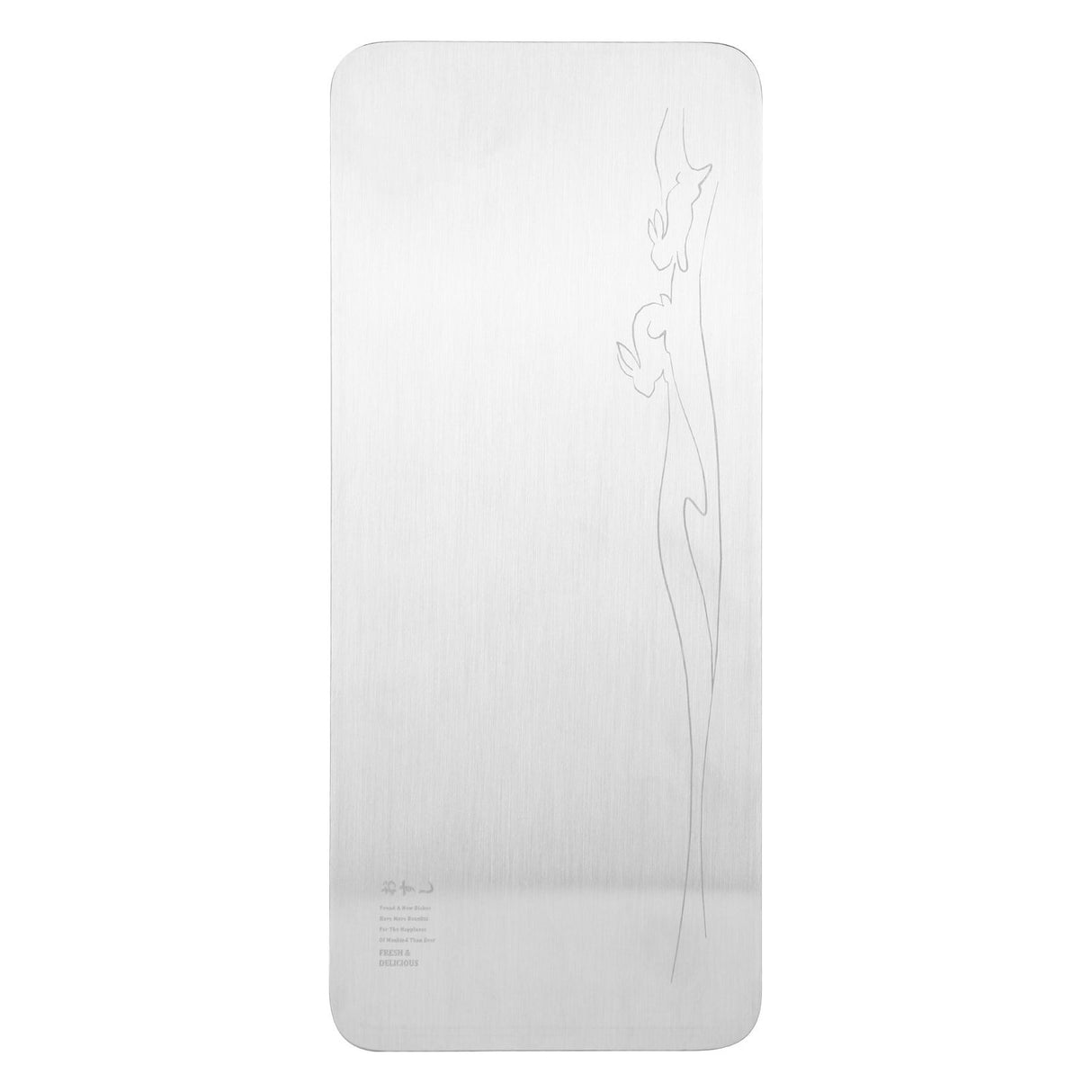 304 Stainless Steel Rectangle Sushi Plate Snacks Fruit Desserts Tray Serving Dish Home SuppliesM