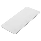 304 Stainless Steel Rectangle Sushi Plate Snacks Fruit Desserts Tray Serving Dish Home SuppliesM - Top-Down View