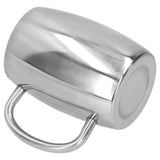 400ml Stainless Steel Beer Mug with Handle Coffee Mugs Milk Tea Cup Gift Drinkware for Office - 45-Degree Angle