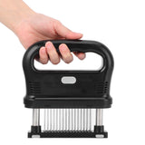Detachable Meat Tenderizer Tool with 48 Needles Meat Hammer for Chicken Pork Steak Beef - Rear View