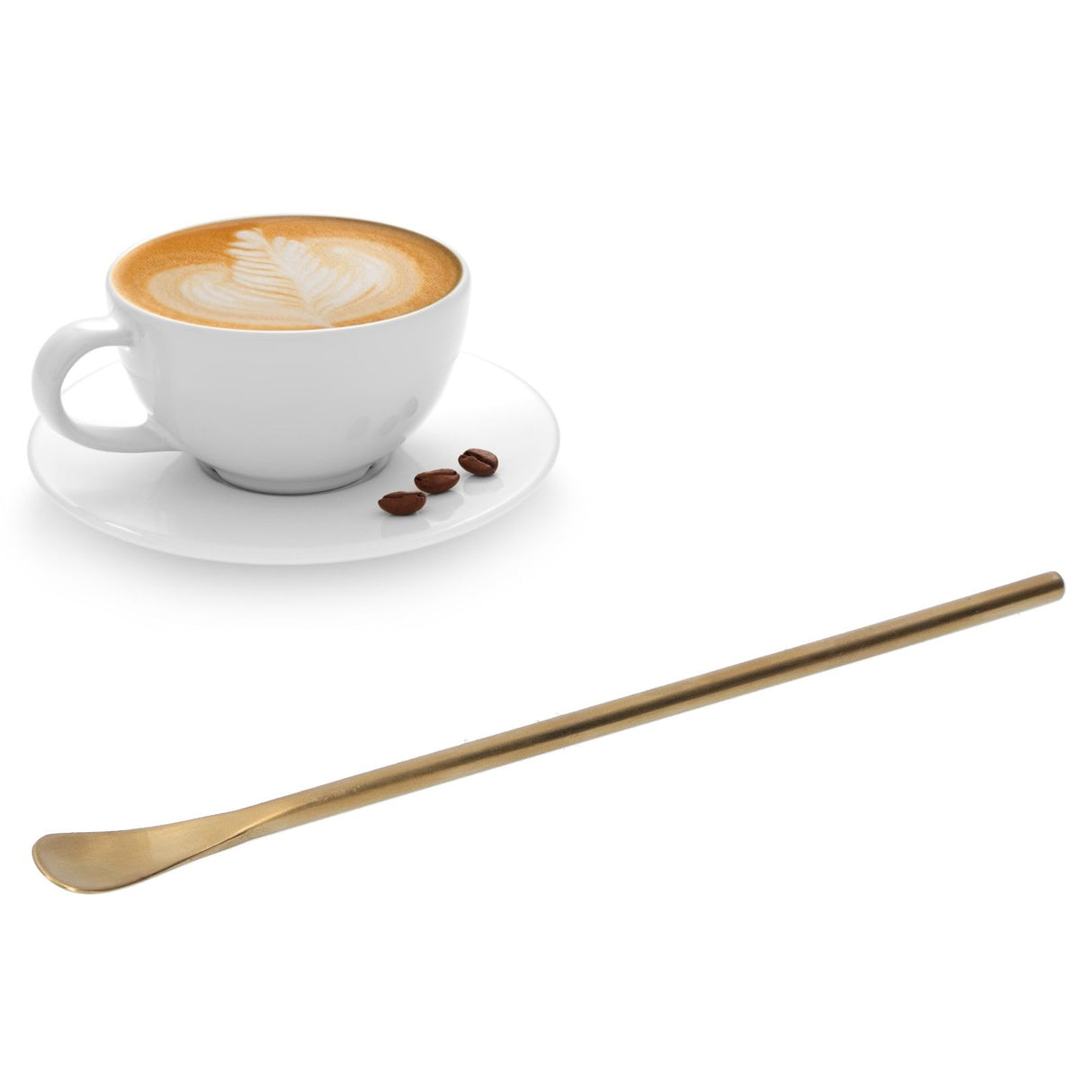 304 Stainless Steel Long Handle Brushed Stirring Spoon Cocktail Coffee Ice Spoon Bartender Tools