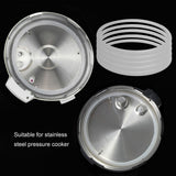 5pcs Pressure Cooker Sealing Ring Clear Universal Stainless Steel Pressure Cooker Gaskets O Ring20cm - Extra Image