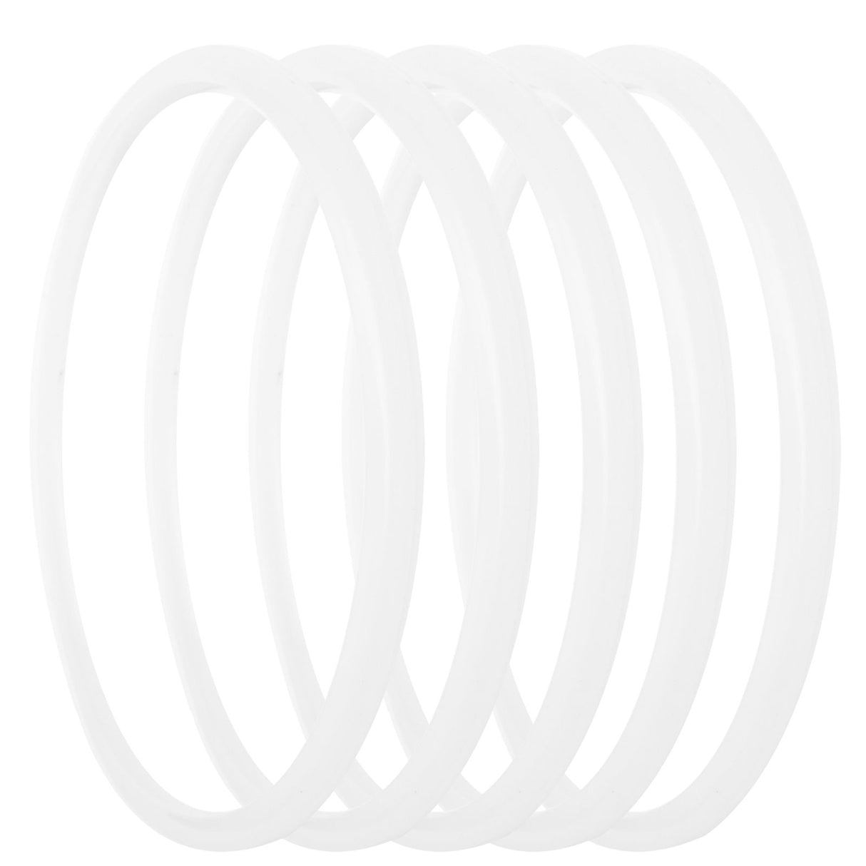 5pcs Pressure Cooker Sealing Ring Clear Universal Stainless Steel Pressure Cooker Gaskets O Ring22cm