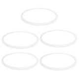 5pcs Pressure Cooker Sealing Ring Clear Universal Stainless Steel Pressure Cooker Gaskets O Ring22cm