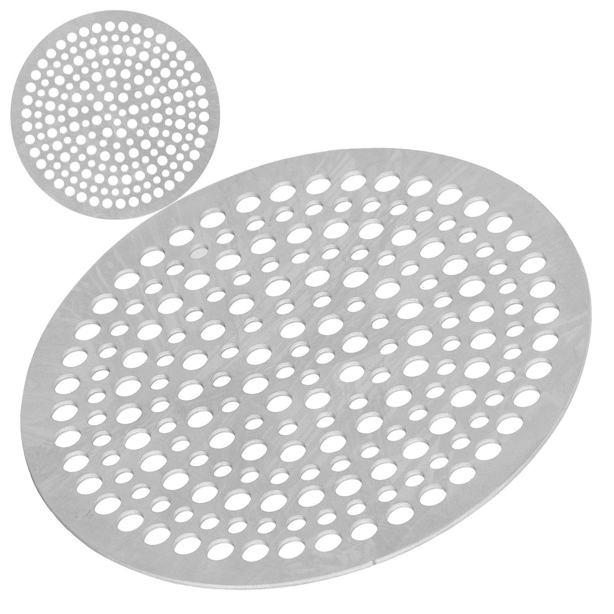 Floor Drain Filter Stainless Steel Round Drainage Shower Strainer Mesh Piece Anti Blocking(82mm )