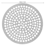 Floor Drain Filter Stainless Steel Round Drainage Shower Strainer Mesh Piece Anti Blocking(82mm ) - Extra Image