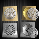Floor Drain Filter Stainless Steel Round Drainage Shower Strainer Mesh Piece Anti Blocking(82mm ) - Extra Image
