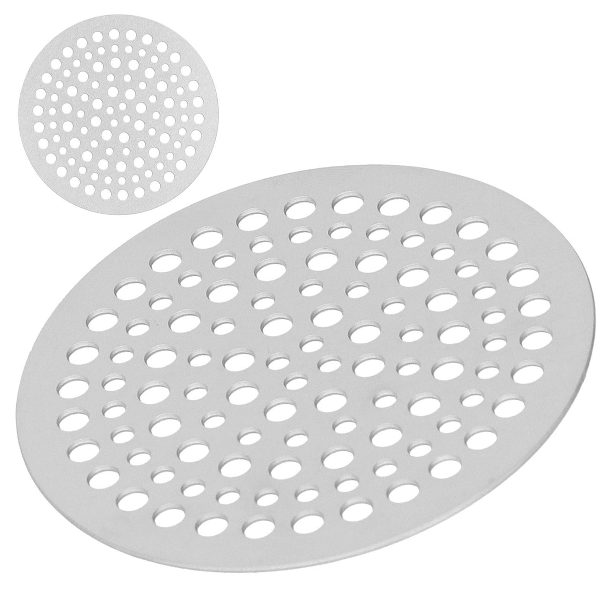 Floor Drain Filter Stainless Steel Round Drainage Shower Strainer Mesh Piece Anti Blocking(68mm )