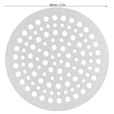 Floor Drain Filter Stainless Steel Round Drainage Shower Strainer Mesh Piece Anti Blocking(68mm )