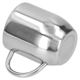 304 Stainless Steel DoubleLayer Coffee Cup Thickening Handle Mark Cup 350ml for Office - Extra Image