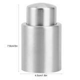 Stainless Steel Wine Bottle Stopper Plug Vacuum Red Wine Champagne Cap Sealer AccessoriesL - Extra Image