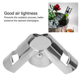 Champagne Bottle Stopper Stainless Steel Sealer Plug Accessory Bar Kitchen Utensils
