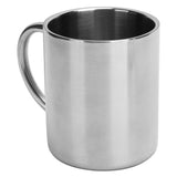 Mug Cup 304 Stainless Steel Sanding Mirror Finish Portable Coffee Cup with Handle 300ml