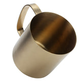 Stainless Steel Office Beer Mug Portable Household Outdoor Water Coffee Cup 480mlGold - Side View