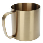 Stainless Steel Office Beer Mug Portable Household Outdoor Water Coffee Cup 480mlGold