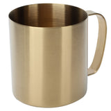 Stainless Steel Office Beer Mug Portable Household Outdoor Water Coffee Cup 480mlGold - 45-Degree Angle