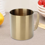 Stainless Steel Office Beer Mug Portable Household Outdoor Water Coffee Cup 480mlGold - Extra Image