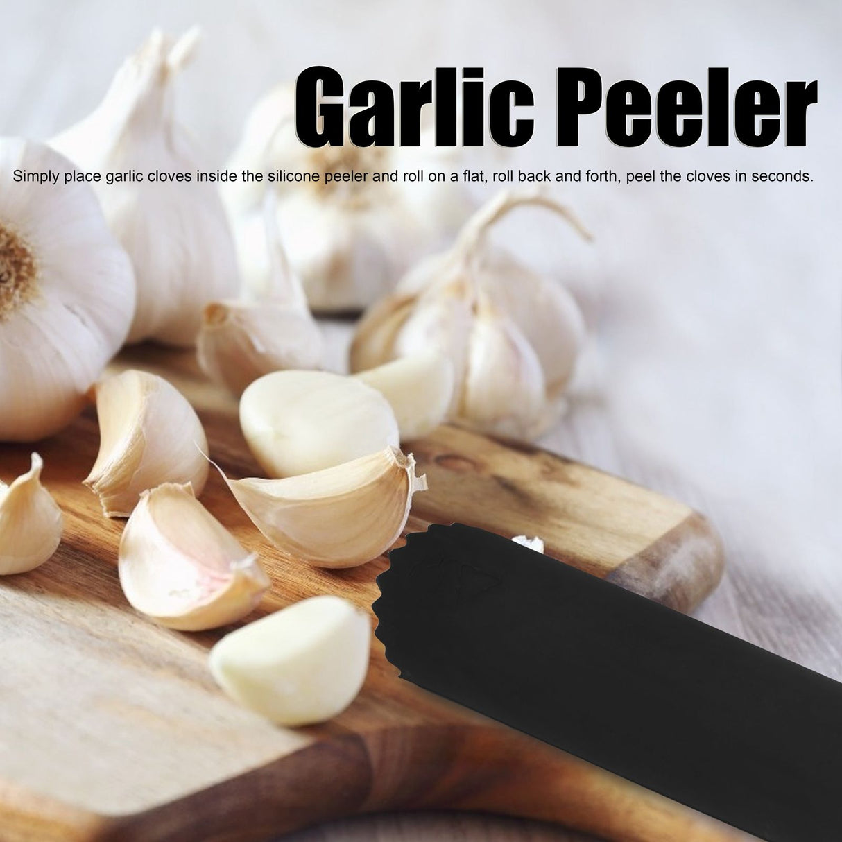 Garlic Peeler Sets Peeling Roller Tube Brush Food Grade Silicone OdorFree Kitchen Tool