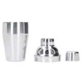 350ml Cocktail Shaker Stainless Steel Wine Drink Mixing Glasses Barware Bartender Tool - Low Angle