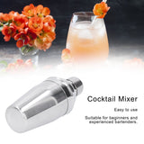 350ml Cocktail Shaker Stainless Steel Wine Drink Mixing Glasses Barware Bartender Tool