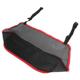 Car Net Pocket Handbag Holder Auto Chair Back Folding Hanging Mesh Organizer ToolsRed - Front View