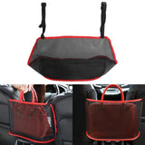 Car Net Pocket Handbag Holder Auto Chair Back Folding Hanging Mesh Organizer ToolsRed