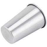 Stainless Steel Beer Cup Wine Cup Coffee Tea Milk Mug Drinking Supplies for Outdoors - 45-Degree Angle