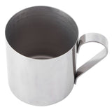 400ml Cocktail Mug 304 Stainless Steel Beer Coffee Water Drinking Cup Bar DrinkwareSilver - Top-Down View