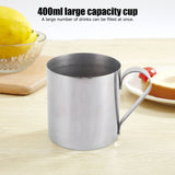 400ml Cocktail Mug 304 Stainless Steel Beer Coffee Water Drinking Cup Bar DrinkwareSilver