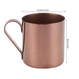 400ml Cocktail Mug 304 Stainless Steel Beer Coffee Water Drinking Cup Bar DrinkwareRose Gold - Extra Image