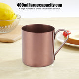 400ml Cocktail Mug 304 Stainless Steel Beer Coffee Water Drinking Cup Bar DrinkwareRose Gold - Extra Image