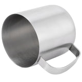 480ml Sanding Beer Mug 304 Stainless Steel Outdoor Water Cup Coffee Cup for Home Kitchen Supply - Front View