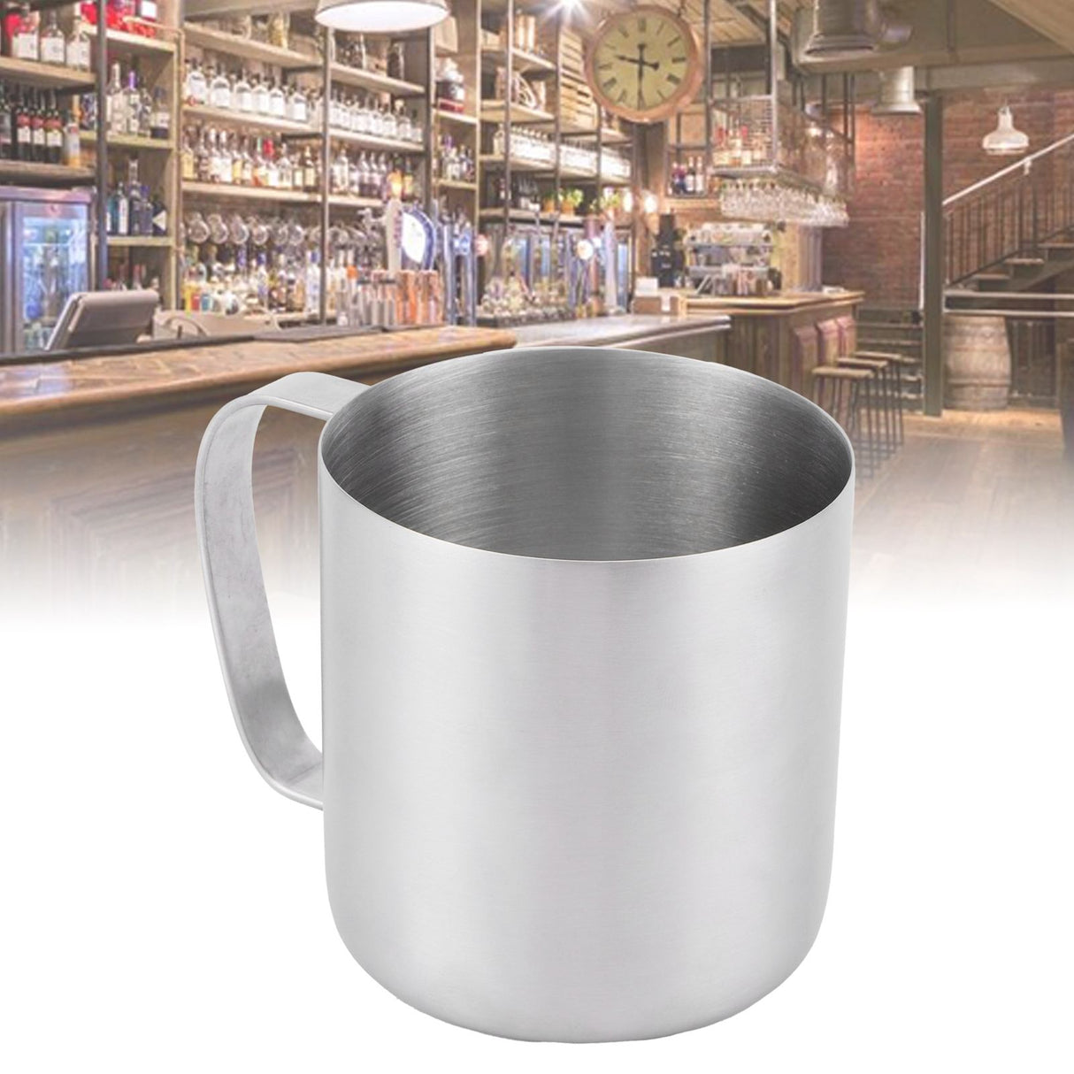 480ml Sanding Beer Mug 304 Stainless Steel Outdoor Water Cup Coffee Cup for Home Kitchen Supply