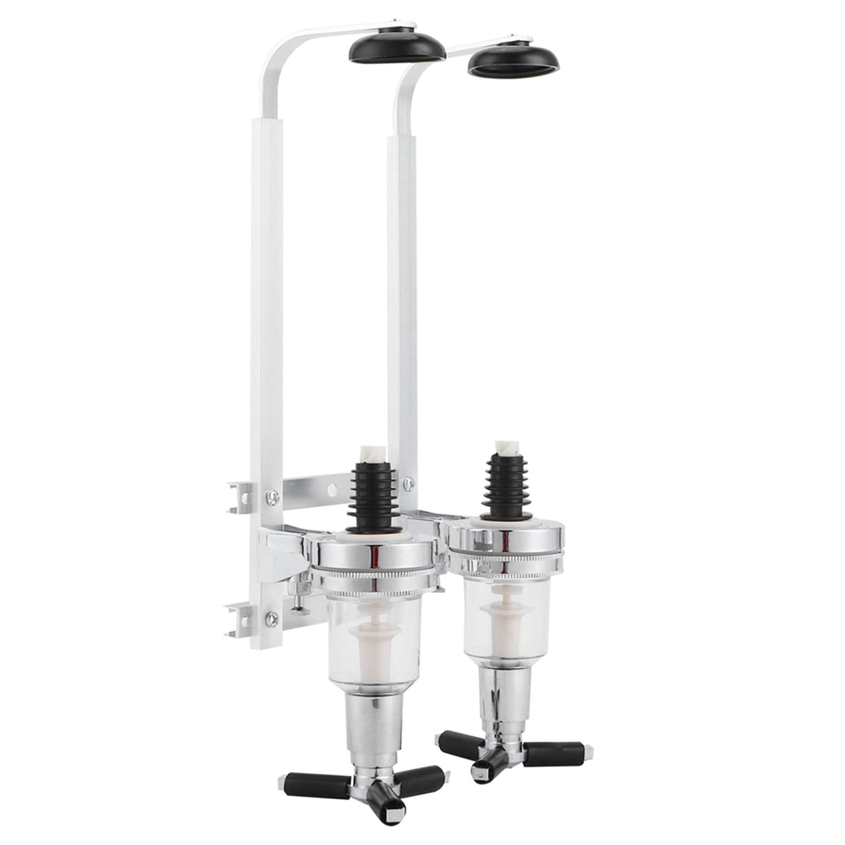 Wall Mounted 2‑Bottle Wine Dispenser Liquor Drinks Beer Dispenser for Home Bar Supplies