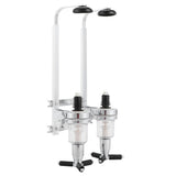 Wall Mounted 2‑Bottle Wine Dispenser Liquor Drinks Beer Dispenser for Home Bar Supplies