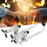 Wall Mounted 2‑Bottle Wine Dispenser Liquor Drinks Beer Dispenser for Home Bar Supplies