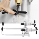 Wall Mounted 2‑Bottle Wine Dispenser Liquor Drinks Beer Dispenser for Home Bar Supplies