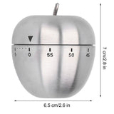 Apple Shaped Timer Stainless Steel Mechanical Cooking Countdown Alarm Timer Kitchen Tool - Extra Image