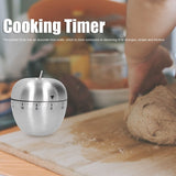 Apple Shaped Timer Stainless Steel Mechanical Cooking Countdown Alarm Timer Kitchen Tool - Extra Image