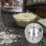 Apple Shaped Timer Stainless Steel Mechanical Cooking Countdown Alarm Timer Kitchen Tool