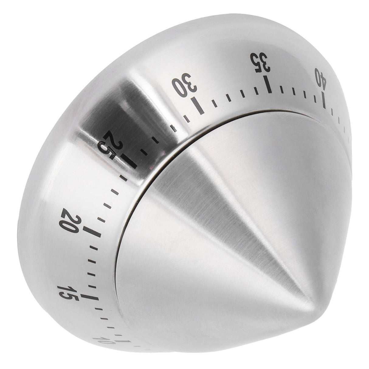 Kitchen Cooking Timer Stainless Steel Mechanical Timer Reminder Time Management Tools(PointedShaped )
