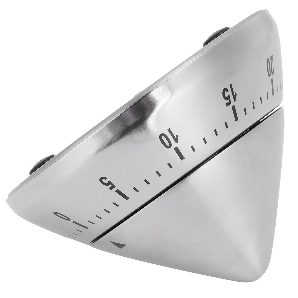 Kitchen Cooking Timer Stainless Steel Mechanical Timer Reminder Time Management Tools(PointedShaped )