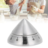 Kitchen Cooking Timer Stainless Steel Mechanical Timer Reminder Time Management Tools(PointedShaped ) - Extra Image