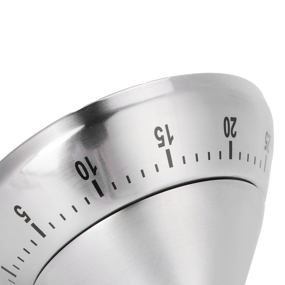 Kitchen Cooking Timer Stainless Steel Mechanical Timer Reminder Time Management Tools(PointedShaped )