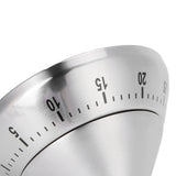 Kitchen Cooking Timer Stainless Steel Mechanical Timer Reminder Time Management Tools(PointedShaped )