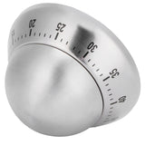 Kitchen Cooking Timer Stainless Steel Mechanical Timer Reminder Time Management ToolsRound