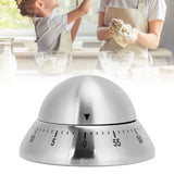 Kitchen Cooking Timer Stainless Steel Mechanical Timer Reminder Time Management ToolsRound