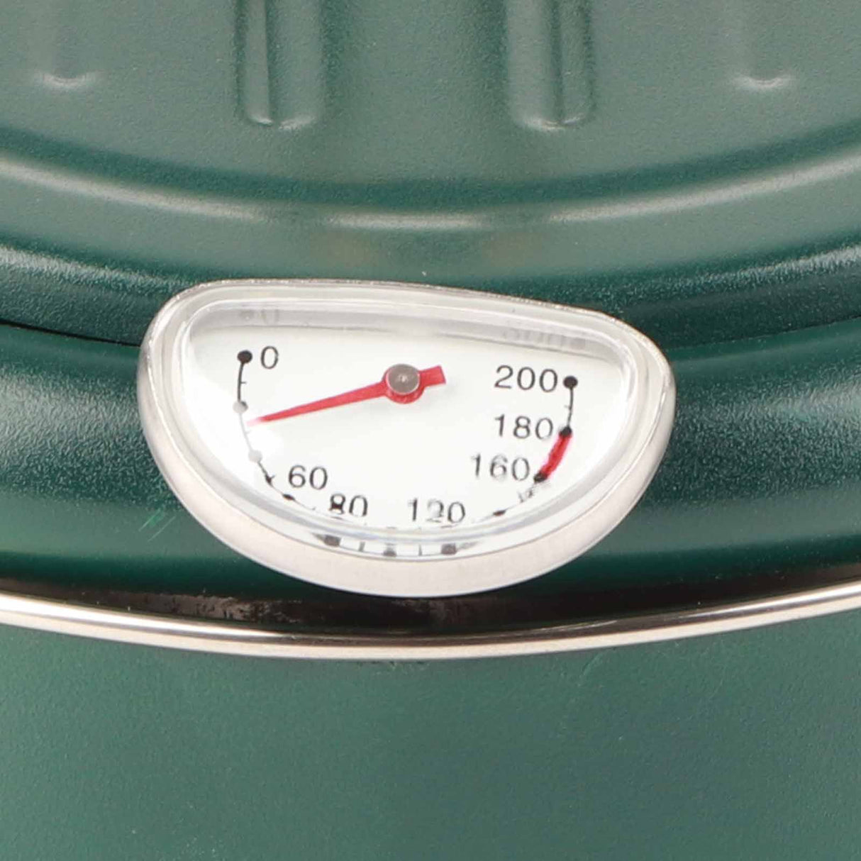 Frying Pot with Thermometer Japanese Stainless Steel Fryer Pan for Induction Cooker Deep Green