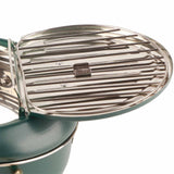 Frying Pot with Thermometer Japanese Stainless Steel Fryer Pan for Induction Cooker Deep Green